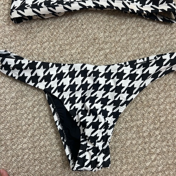 Alpine butterfly white black bikini swim size 1x - Picture 3 of 9